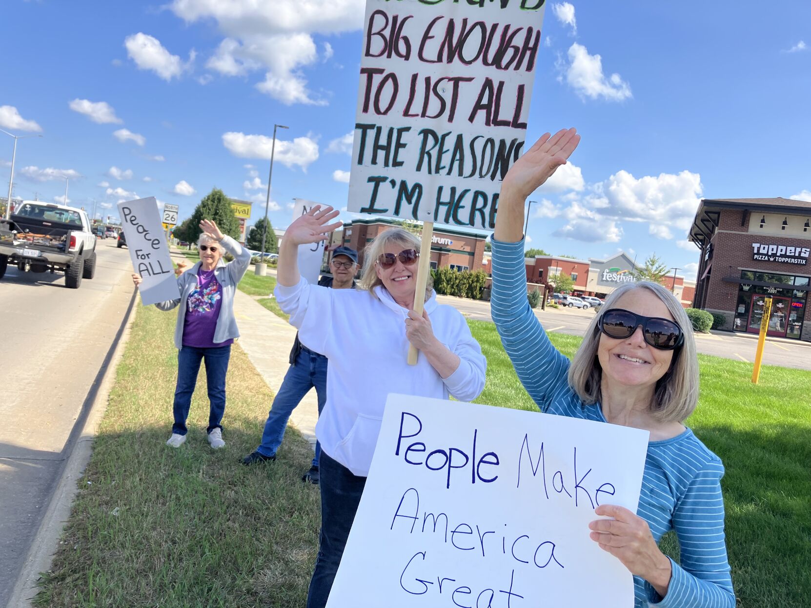 Labor Day protest